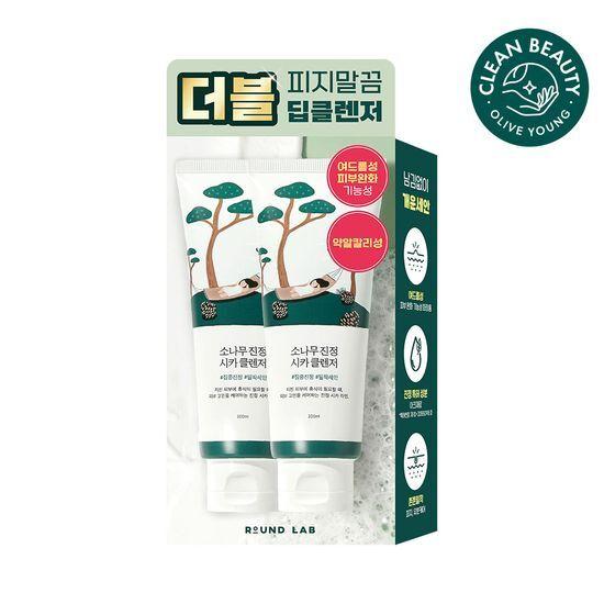 ROUND LAB Pine Calming Cica Cleanser 100ml+100ml
