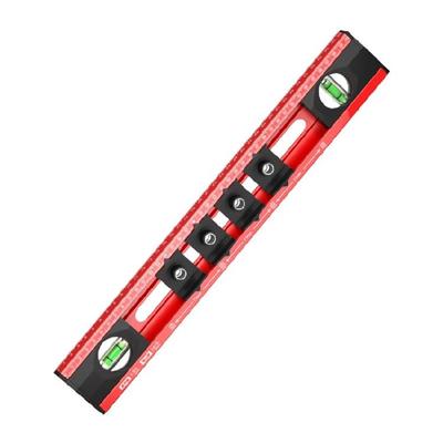 Space Saving 40cm Electrician Level Tool With Integrated Measurement Guides Suitable For Multiple Outlet Configurations