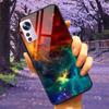 For Xiaomi 12T / 13T Case Tempered Glass SPACE Marble Luxury Hard Back Cover for Xiaomi 13T Pro / 12TPro Bumper for Xiaomi13T