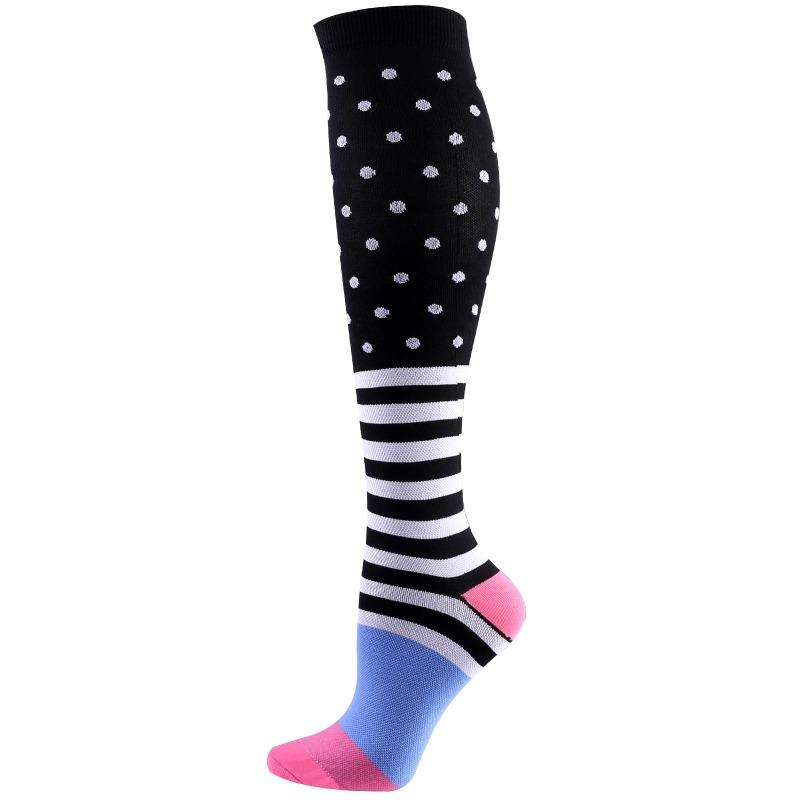 New Compression Socks Sports High Running Marathon Recovery Outdoor Cycling Hiking Riding Non-slip Stockings High For Men &Women