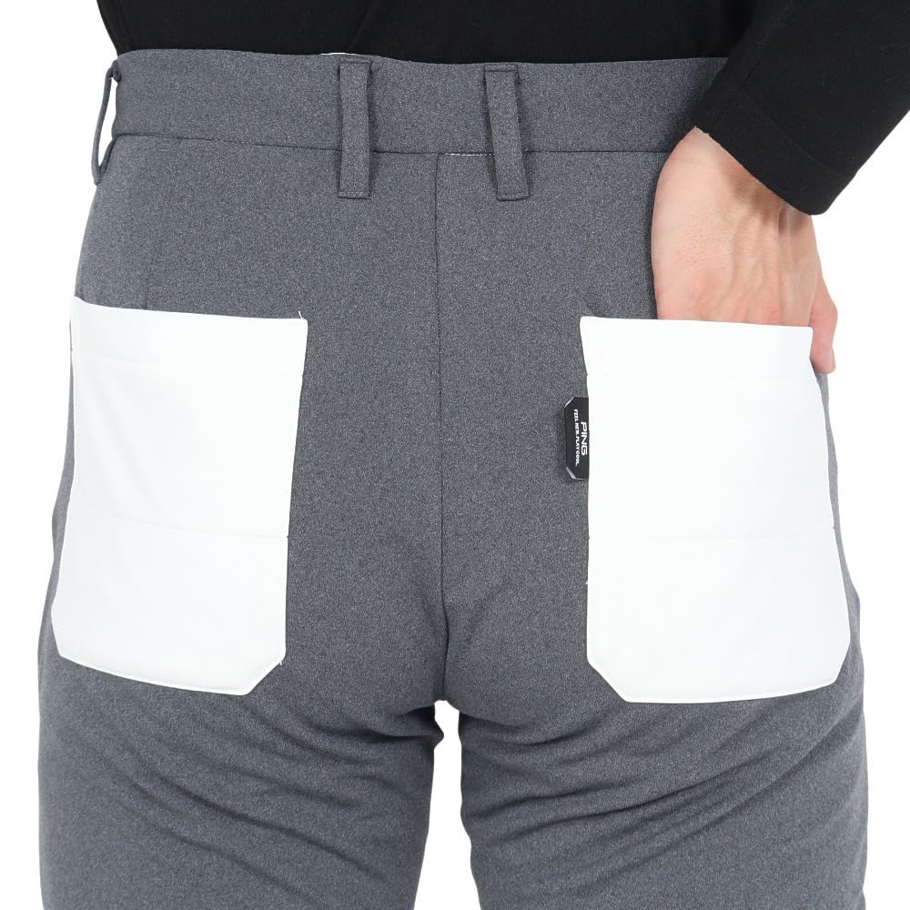 [Pin Apparel] Men's Thermal Jogger Pants (Set-up Compatible, Stretch)  Golf Cold Protection  621-4231901 030White M