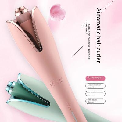Dual-Use Automatic Ceramic Curling Iron for Dry and Wet Hair