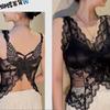 Lace Strappy Camisole - Sexy Anti-Exposure Vest with Beautiful Back Design & Chest Pad