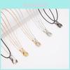 Collier de Couple Chaîne à Fermeture Magnétique En Alliage Pour Cadeau Romantique