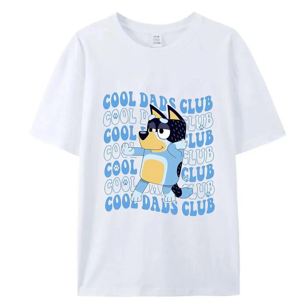 Mama und Papa Damen Herren T-Shirt Neu Süßes Oberteil Sommer Familien Set Animation Schwarzweiß T-Shirt Familienkleidung Geschenk