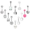 Neues Produkt 12-in-One Soft Pottery Balls Ackli Yayli Multi-Navel Nail Nabelring Punktion Schmuck