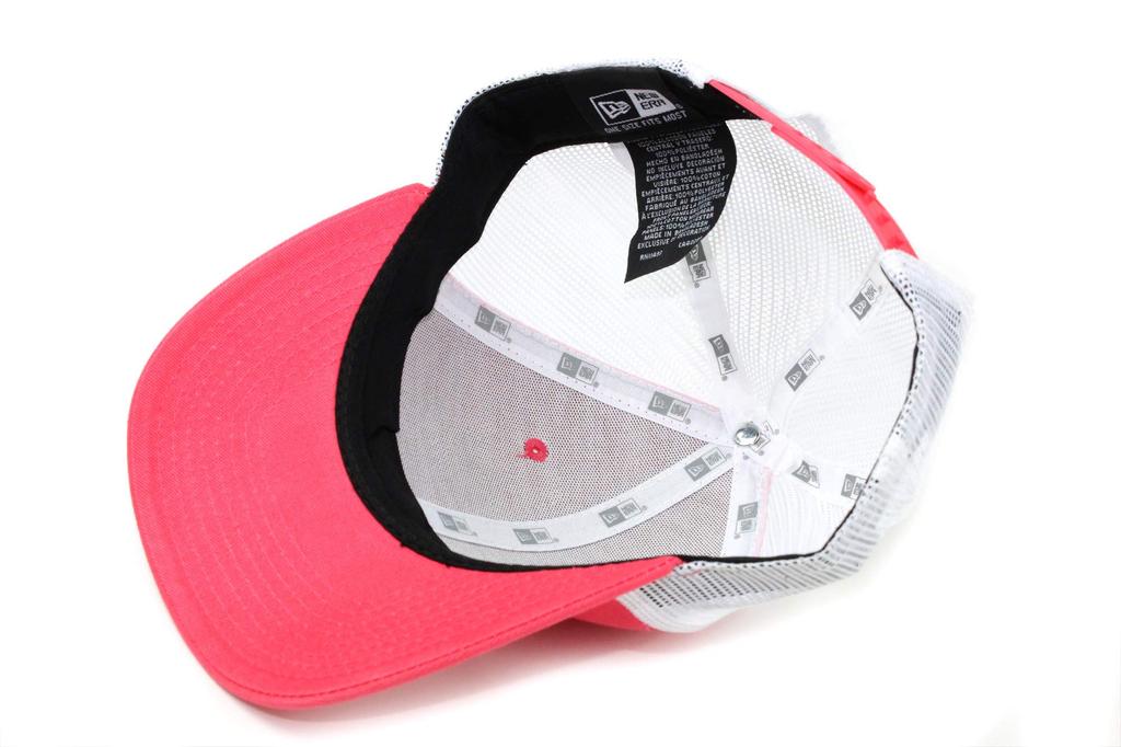 Trucker Cap Low Profile Snapback [New Era] CORAL/WHITE