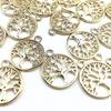 12pcs Tree of Life Charms Pendants Alloy Tree Bead Charm Craft Supplies for Bracelet Necklace Jewelry Making Findings Accessory,3 Colors