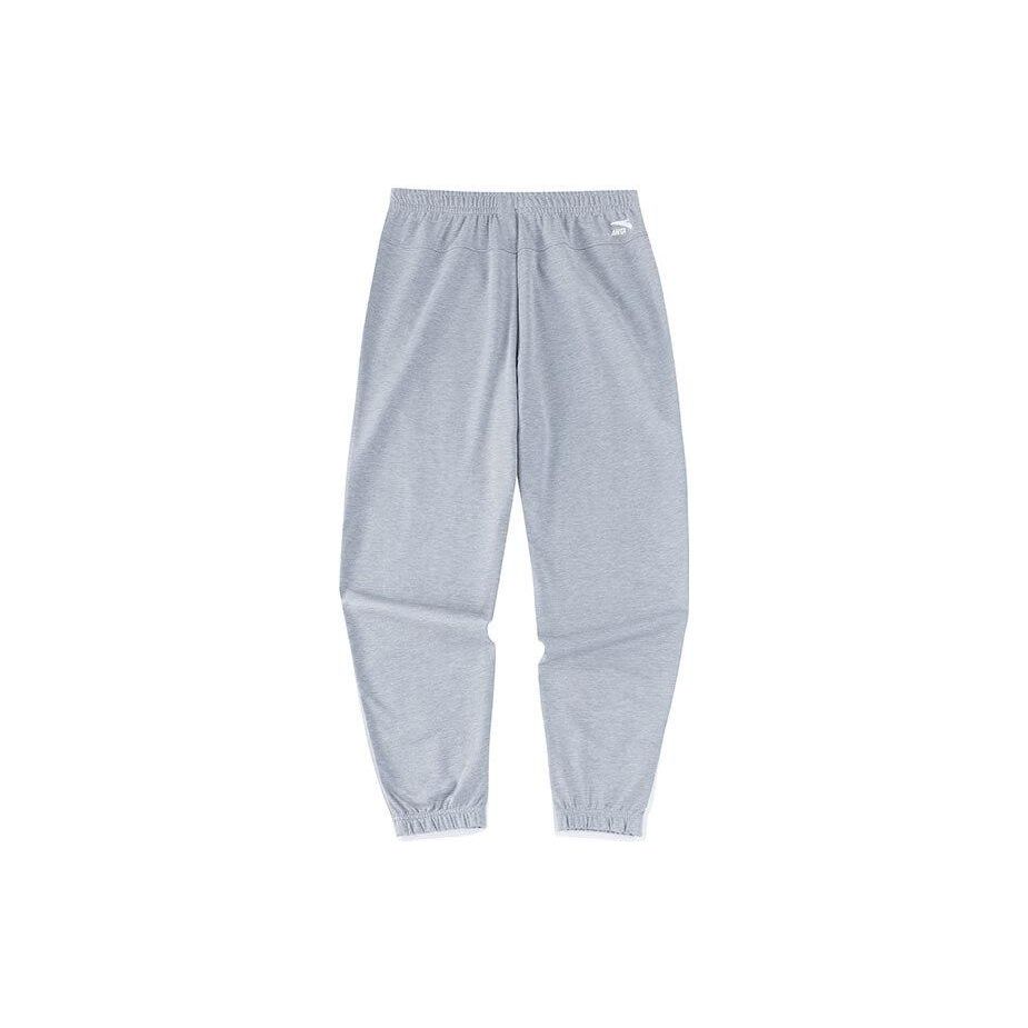 Anta Life Series Logo Print Casual Knit Sport Pants Men Bottoms Grey 152328311-1