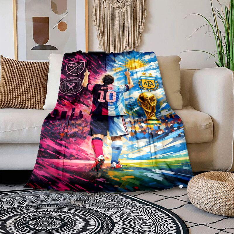 Argentina'S Victory Celebration Vibrant Artwork Blanket Soft And Comfortable Suitable For All Seasons Office Rest Blanket Air Conditioning Blanket