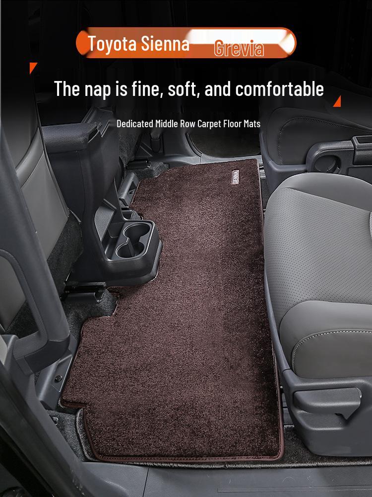Toyota Sienna Middle Row Starry Sky Carpet Floor Mats for Gravia Decoration
