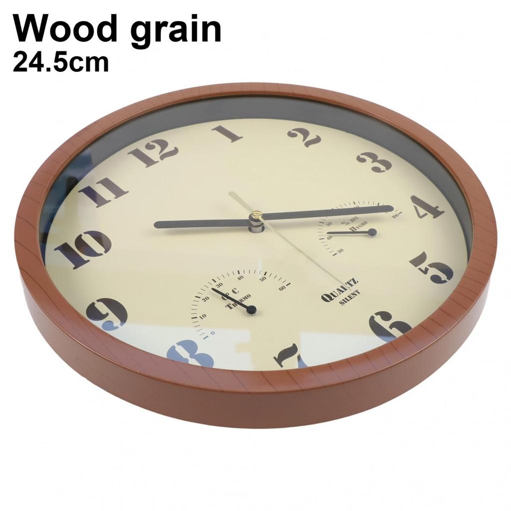 Analog Timekeeping Outdoor Clock Patio Clock Battery Operated