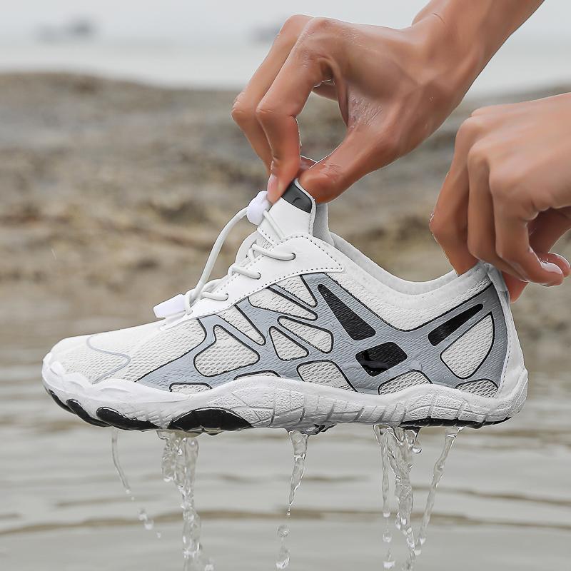 Mens River Tracing Shoes Barefoot Beach Quick Drying New Five Finger Anti Slip Outdoor Fishing Surfing Water Skiing Shoes Couple