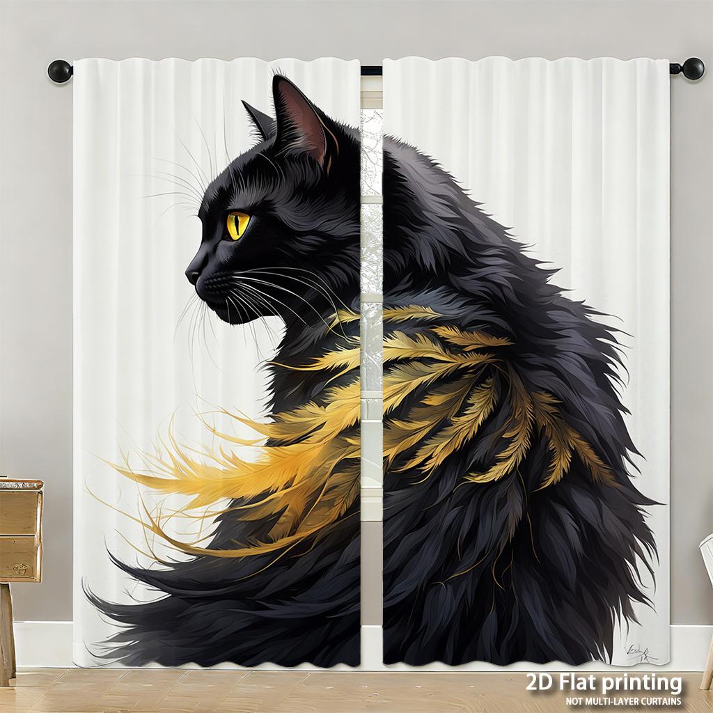 Piece Set High Definition Digital Printed Curtainsred Background Christmas Ornaments Snowman Festive Holiday Decorhome Deco Curtain Made Of Polyester