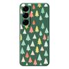 For Samsung Galaxy A56 5G Case Colorful Trees Pattern Printing Straight Edge TPU Phone Back Cover