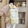 Color Block Women's Backpack Student's Lightweight Commuter Schoolbag