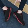 Fashion Men Sneakers Mesh Casual Shoes Lac-up Flats Lightweight Vulcanize Shoes Walking Sneakers Man Running Gym Shoes