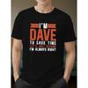 I M DAVE Crinkle Plus Size Men'S T-Shirt, PLUS SIZE