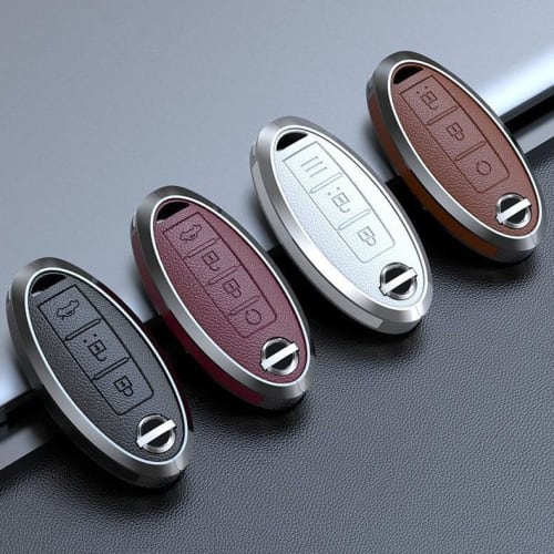 BallWood PJ Nissan Smart Key Case Key Cover No Screws Easy to Install Stylish Remote Control Cover Suitable for Nissan Serena March Note Cube Elgrand