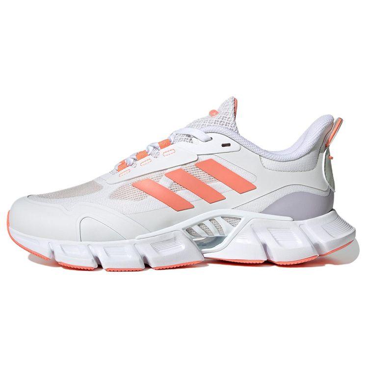 Adidas Climacool Comfortable Versatile Fabric Shock Absorbing Durable Low Top Running Shoes Women sneaker White Orange IF0632