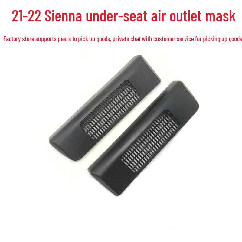 Pasuje na 22 modelů Sienna: Kryt pro ochranu proti prachu a poškrábání pro podsedlový vzduchový výdech.
