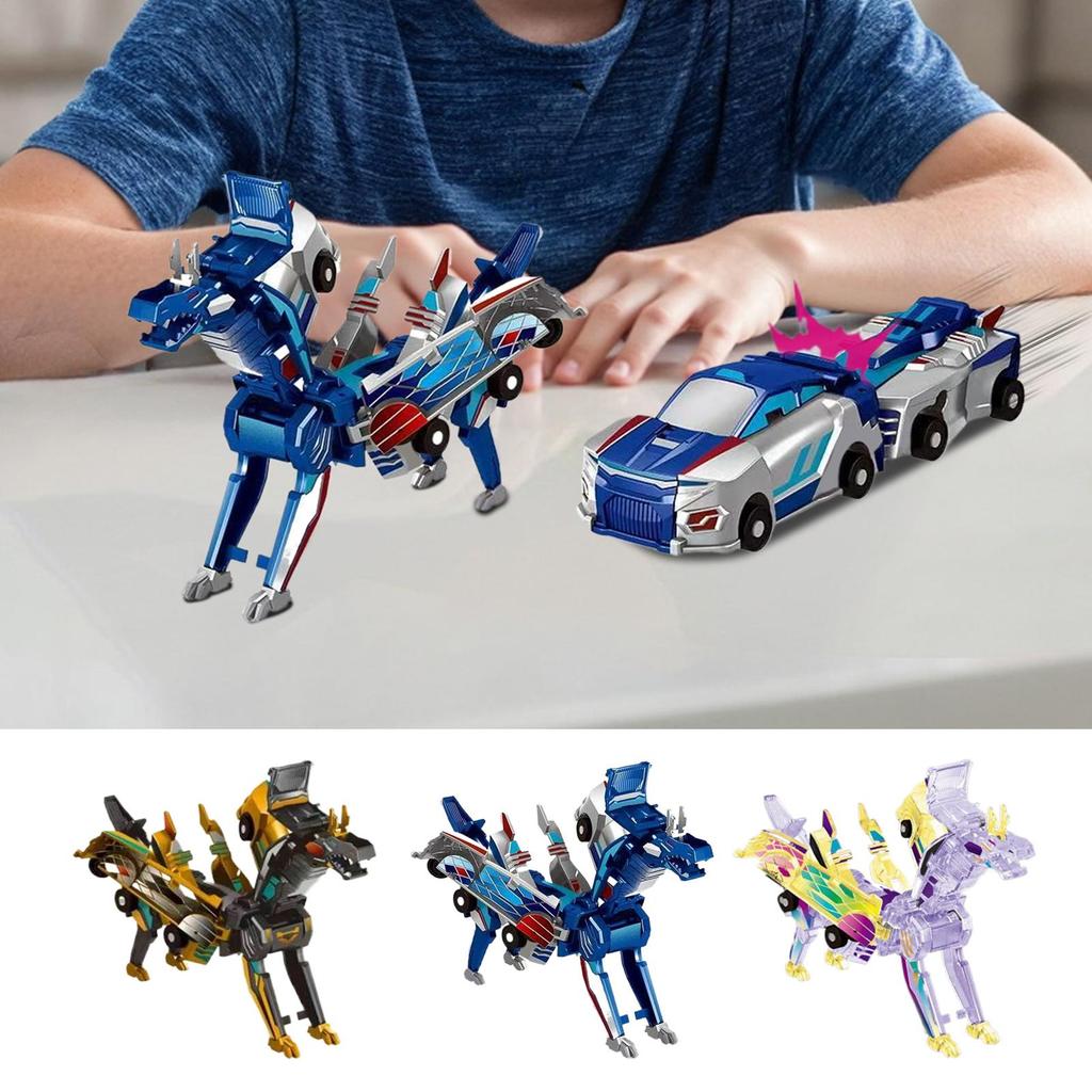 Transforming Dinosaur And Car Toy, Toys For Kids, UnicornCrash Reaction Robot Vehicle Set