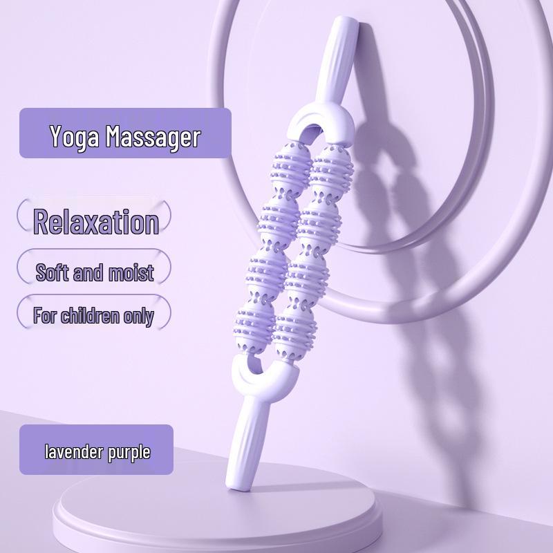 8-Wheel Wolf Tooth Muscle Relaxation Massage Stick for Muscle and Fascia Therapy