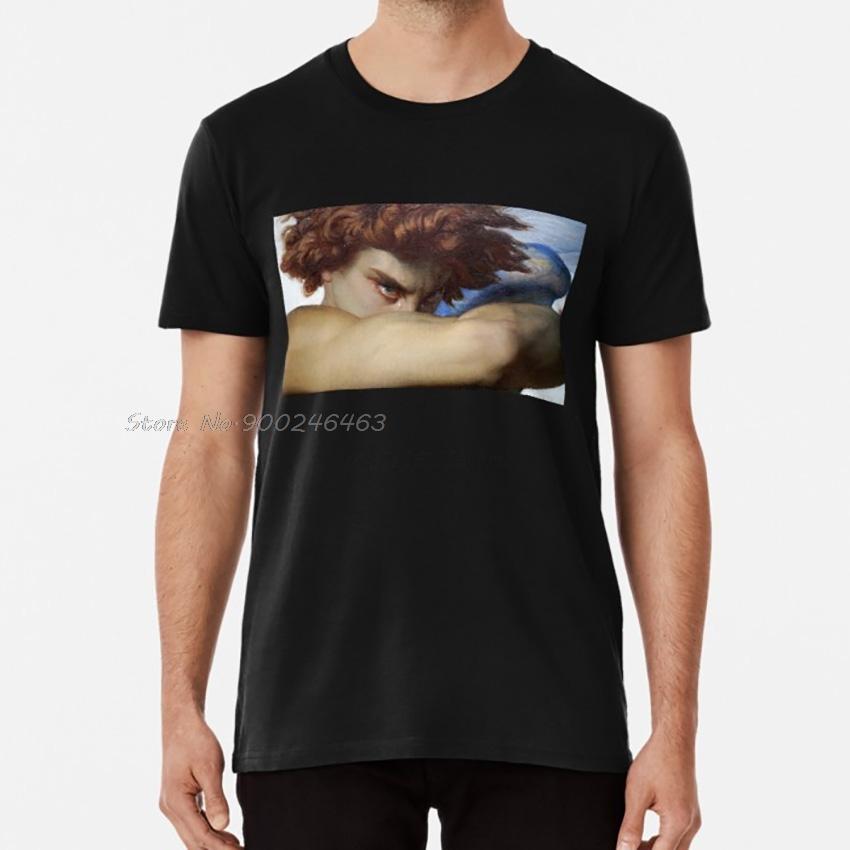

Fallen Angel (Detail) T Shirt Alexandre Cabanel Rennaisance Cherub Angel Renaissance Classic Tumblr Aesthetic Cute Baby Tshirt 4XL