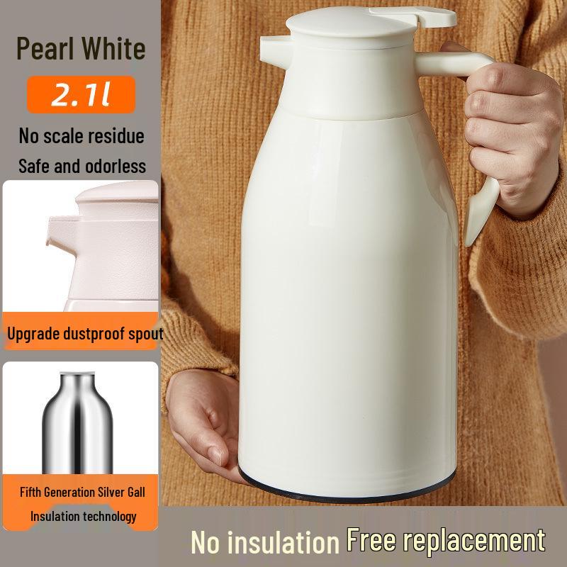 

Smart Thermos Flask: Student & Household Use - Press Type for Water, Tea, and Boiling Water. 800ml Thermos Liner [Shellless]