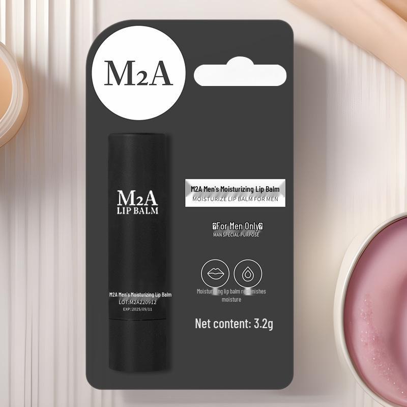 

M2A Men s Hydrating Lip Balm: Moisturizing, Anti-Chapping, and Exfoliating. Standard