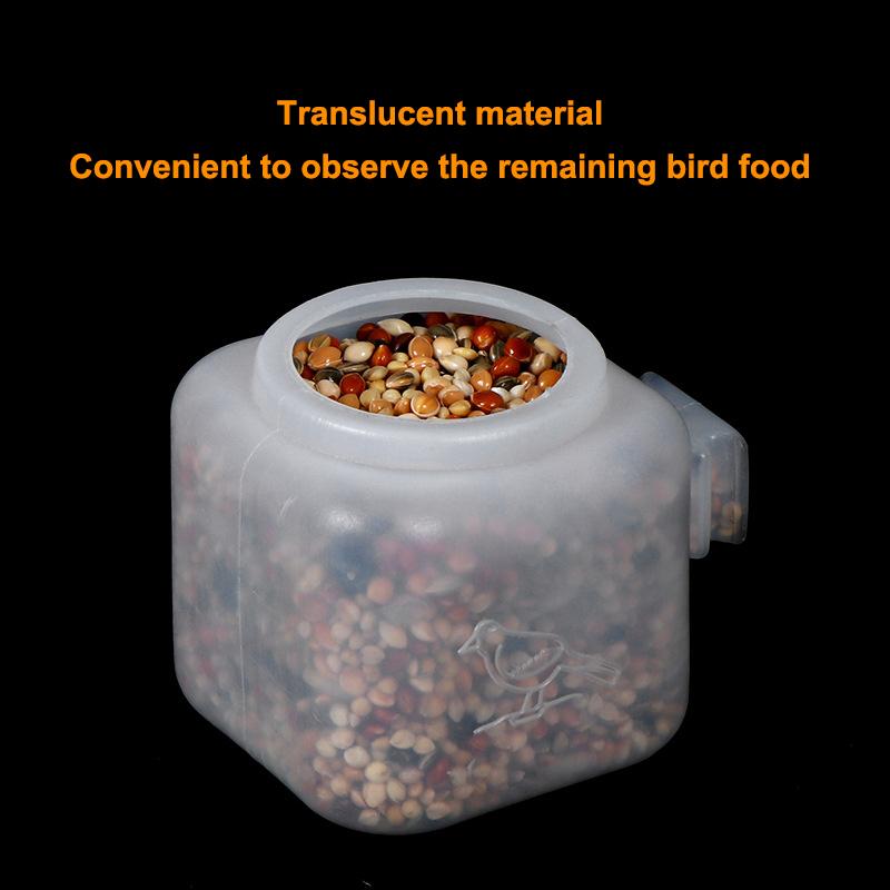 1/5Pcs Bird Pet Automatic Feeder Splash-Proof Bird Cage Accessories Food Container Pigeons Parrot Feeding Cup Bowl Pet Supplies