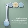 Two Speed Electric Shower Brush with Detachable Heads Electric Body Brush Back Scrubber with 4 Brush Heads Easy to Use