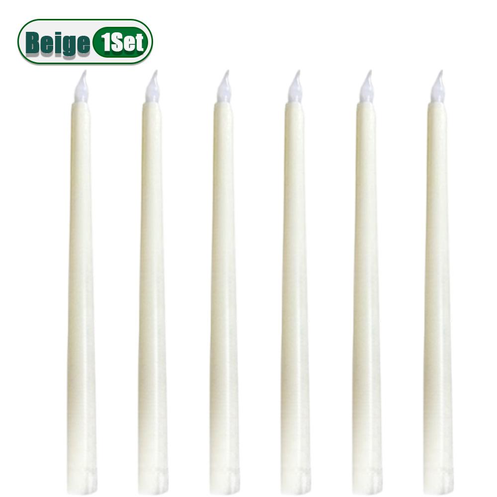 Elegant LED Flameless Candle with Slow Breathing Flicker Effect Ideal for Wedding Halloween Christmas Party Decor for Any Scene