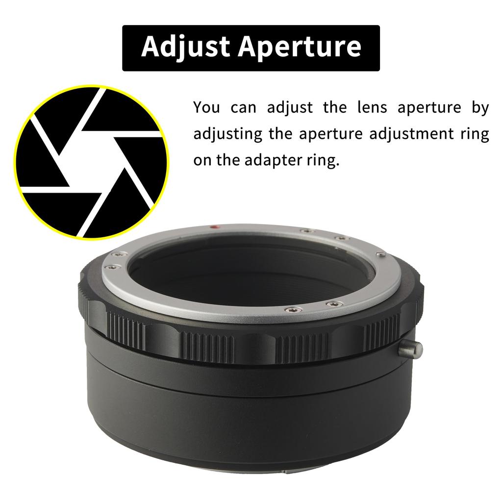 XPIMAGE Mount Compatible with Nikon Lenses On Sony Cameras Adapter F-mount E-mount (A7M3/A7M4)