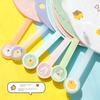 Children's Large Cartoon Fan for Summer, Plastic Fan, Cute Hand-Held Fan for Students, Portable Summer Large Palm Fan
