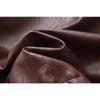 Vintage Solid Color Lapel Zipper Leather Outwear Casual Long Sleeved Elastic Short Women Coat Fall Commuting Street Jacket