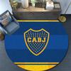 Club Atletico Boca Juniors Round Area Rug,Carpet Rug for Living Room Bedroom Sofa Playroom Decor,Non-slip Floor Mat