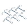 50Pcs Flat Jaw Pinchcocks Stainless Steel Strong Clamping Rustproof Latex Tube Clamps for Chemical S
