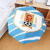 1PC Uruguay National Football Printed Umbrella Folding Umbrella, Automatic Umbrella 8-Frame for Travel, Camping Fan Gifts Christmas Gifts