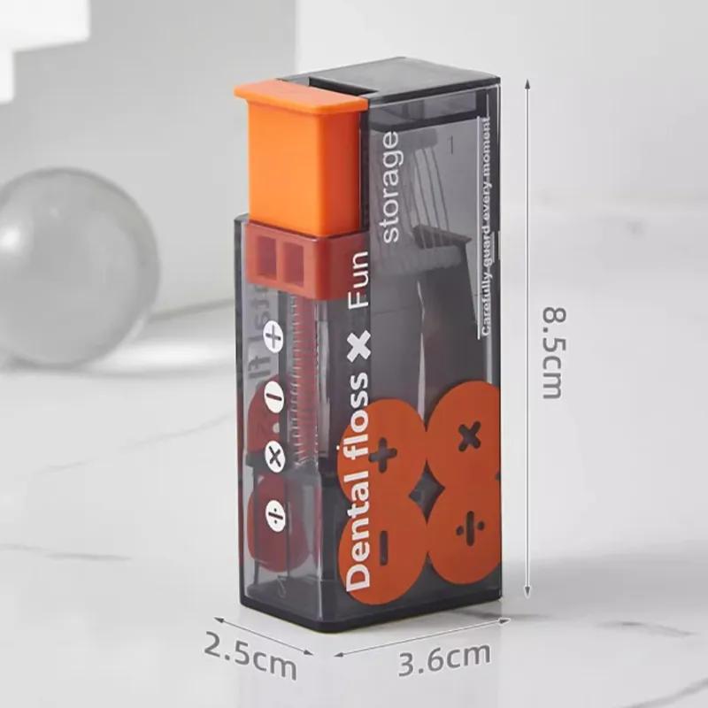 Automatic Dental Floss Box Portable Automatic Rebound High-End Dental Floss Stick Intelligent Storage Box For Picking YLE451