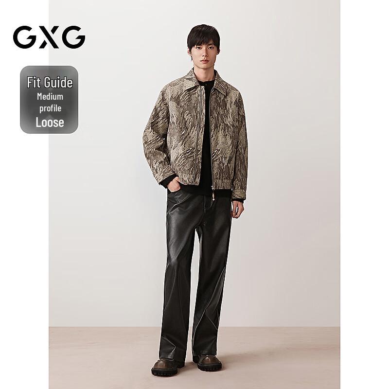 GXG Herren Retro Floral Print Ethno Jacke