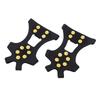 10 Tooth Outdoor Climbing Crampons Anti Slip Stainless Steel Mountaineering Ice Snow GripperM Size