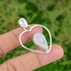 Sisters Day Sale Pear Rainbow Moonstone Stone Mother Heart Pendant 925 Silver
