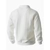 Spring and Autumn New Style Half-open Zipper Lapel Pullover Sweatshirt Casual Solid Color Men's Clothing