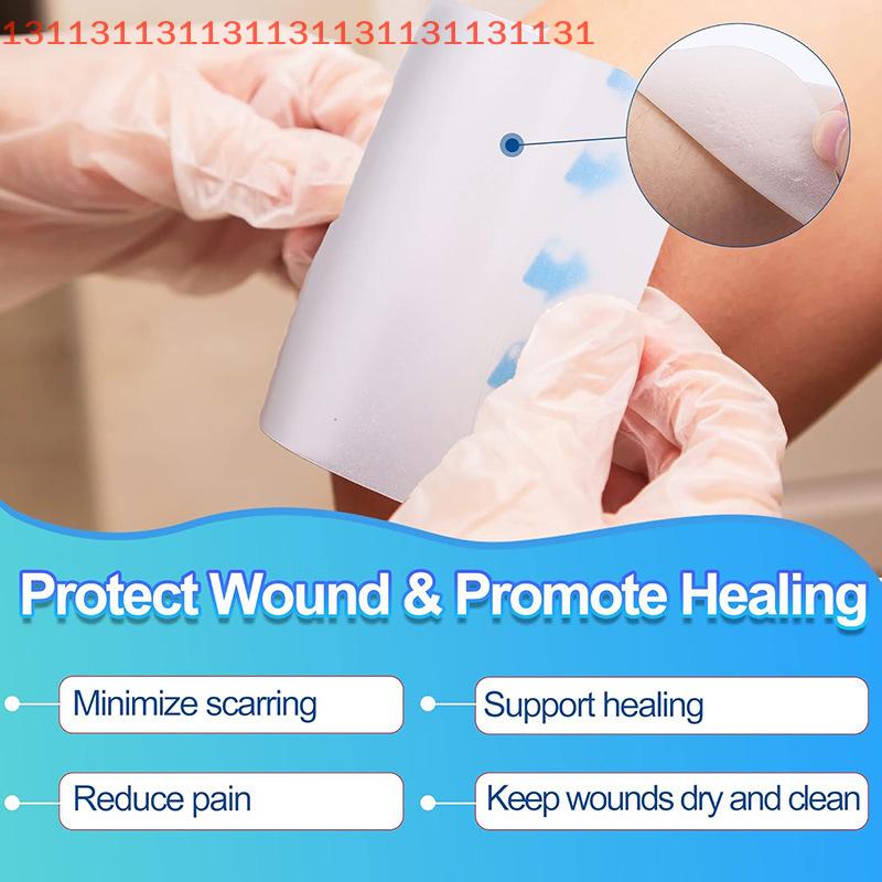 1 st Ultratunna hydrokolloidförbandspatchar Sårförband Självhäftande Andningsbart Vattentätt Transparent Pad Hjälper Sårläkning