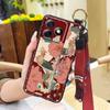 Silicone Fashion Phone Case For Ulefone Note18 Ultra Dirt-resistant Durable Lanyard Protective Back Cover Ring Kickstand