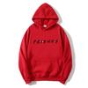 Women's Hooded Long Sleeve Graphic Hoodie Loose Fit Preppy Style FRIENDS Letter Print Pullover Sweatshirt Casual Warm Top for Spring Daily Outfit