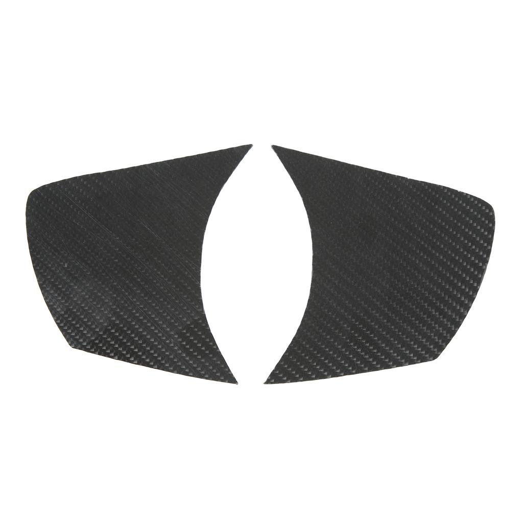 Inside Door Barrel Covers Carbon Fiber Left Right Door Bowl Trim Sticker Replacement for NISSAN 370Z Z34