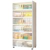 Double-Door Transparent Storage Cabinet for Shoes, Bedroom, Living Room, and Snacks