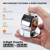 4-Digital Hand Tally Counter Counting Golf Clicker Training Counter 4 Digit Number Hand Held Tally Counter Mini Mechani 1